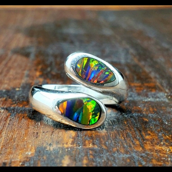 Southwestern Taxco Opal Ring - Picture 1 of 3